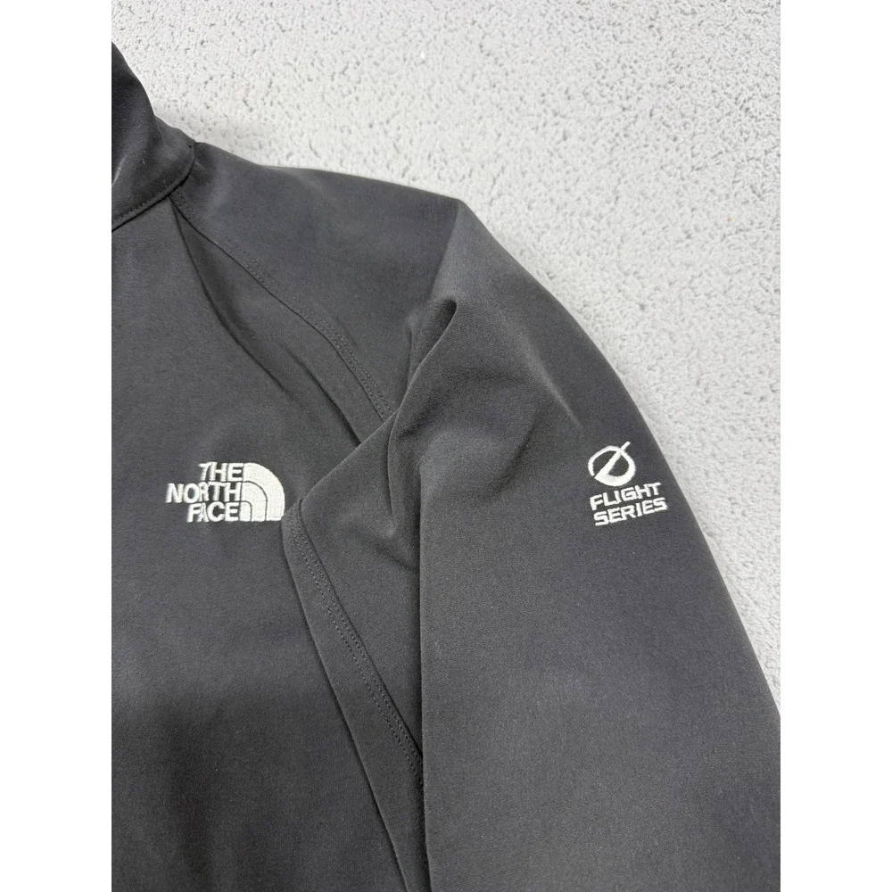 The North‎ Face Apex Flight Series Jacket Mens Large Black Softshell Full Zip